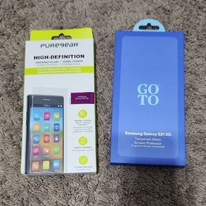 Tempered Glass Screen Protector for Samsung Galaxy S21 5G - Clear Qty 2